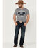 Outdoor Life Men's Defy The Elements Eagle Graphic T-Shirt , Grey, hi-res