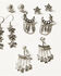 Image #2 - Idyllwind Women's 5-piece Silver Fleetwood Earrings Set, Silver, hi-res