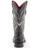 Image #4 - Ferrini Women's Bronco Western Boots - Square Toe, Black, hi-res