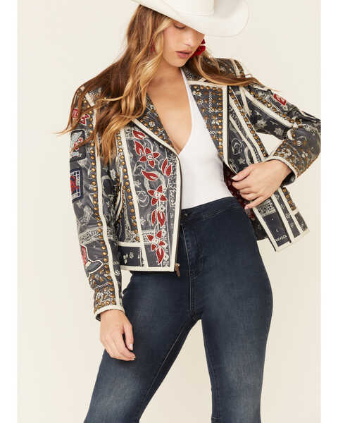 Image #1 - Double D Ranch Women's Liberty & Justice For All Zip-Front Jacket , , hi-res