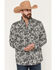 Image #1 - Moonshine Spirit Men's Tap Room Paisley Print Long Sleeve Snap Western Shirt, Cream, hi-res