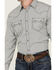 Image #3 - Cody James Men's Seeker Plaid Print Long Sleeve Snap Western Shirt , Light Blue, hi-res
