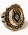 Image #2 - Shyanne Women's Summer Moon Antique Gold Statement Ring, Gold, hi-res