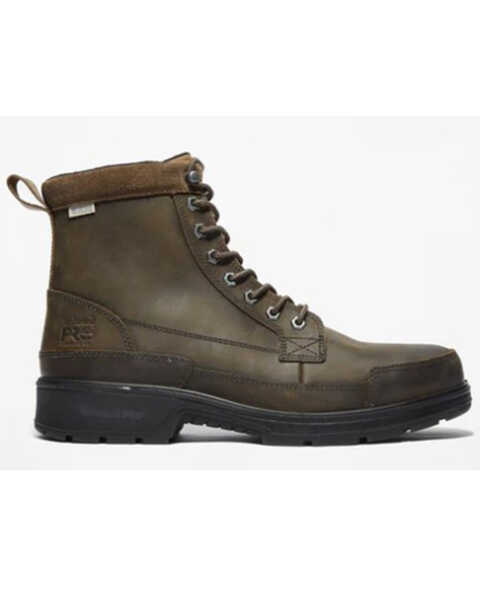 Image #2 - Timberland Men's 6" Nashoba EK + Waterproof Work Boots - Composite Toe, Brown, hi-res