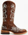 Image #2 - Shyanne Women's Lasy Floral Embroidered Western Boots - Broad Square Toe, Turquoise, hi-res