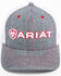 Image #2 - Ariat Men's Logo Ball Cap, Grey, hi-res