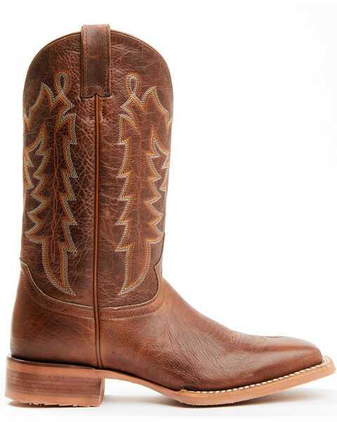 Image #2 - Justin Men's Carsen Camel Brown Cowhide Performance Leather Western Boots - Square Toe, Brown, hi-res