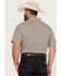 Image #4 - Gibson Men's Geo Print Short Sleeve Button-Down Western Shirt, Taupe, hi-res