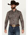 Image #1 - Cody James Men's Showcase Paisley Print Long Sleeve Button-Down Stretch Western Shirt - Tall , Dark Red, hi-res