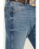 Image #2 - Wrangler Retro Men's Medium Wash Andalusian Relaxed Bootcut Stretch Denim Jeans , Medium Wash, hi-res