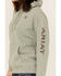 Image #3 - Ariat Women's Boot Barn Exclusive Leopard Print Logo Hoodie, Green, hi-res