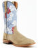 Image #1 - Ariat Men's Frontier Western Aloha Roughout Western Boots - Broad Square Toe, Grey, hi-res
