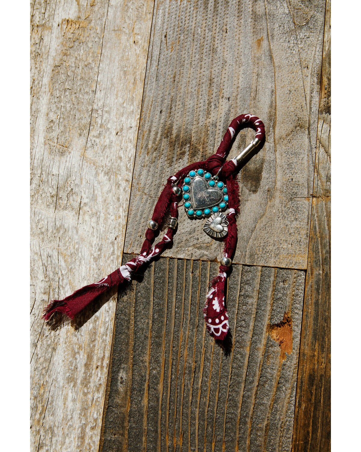 Image #2 - Shyanne Bandana Heart Bag Charm, Red, hi-res