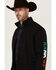 Image #3 - RANK 45® Men's Mexico Flag Softshell Jacket, Black, hi-res