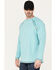 Image #2 - Cody James Men's FR Solid Long Sleeve Raglan Work T-Shirt , Teal, hi-res