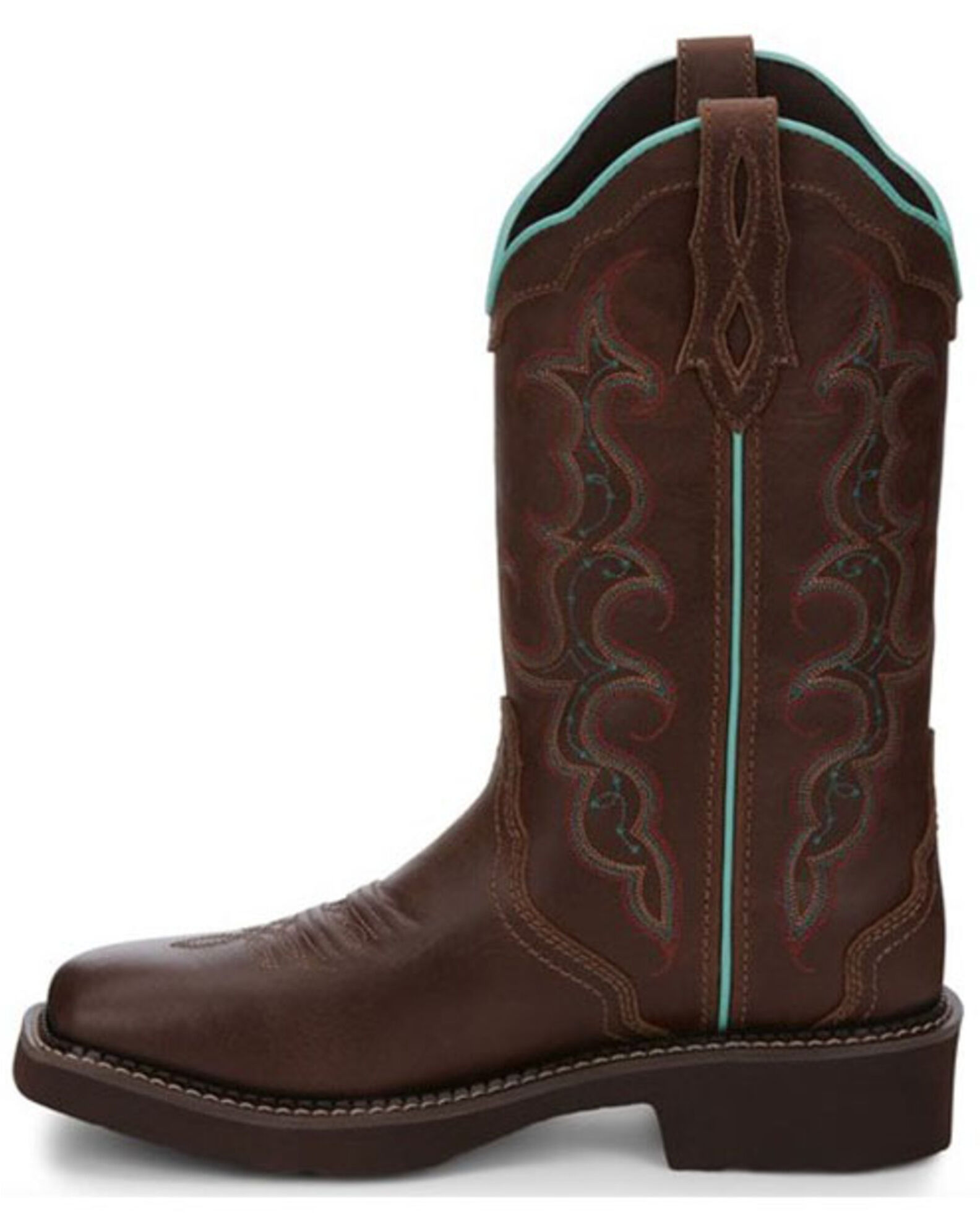 Image #3 - Justin Women's Raya Western Boots - Square Toe, Tan, hi-res