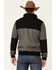 Image #4 - Hooey Men's Gray & Black Tech Fleece Zip-Front Jacket, Grey, hi-res