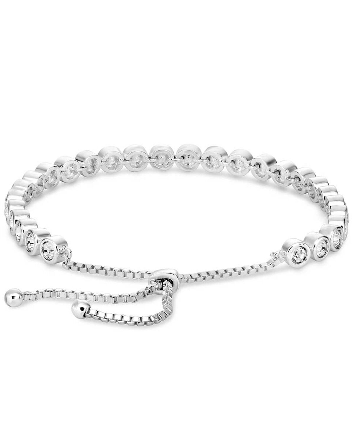 Image #2 - Montana Silversmiths Women's Starry Night Crystal Bracelet, Silver, hi-res