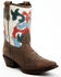 Image #1 - Laredo Women's Western Fashion Boots - Snip Toe, Cream/brown, hi-res
