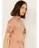 Image #2 - American Highway Women's Wild As The Wind Tie Dye Short Sleeve Graphic Tee, Mauve, hi-res