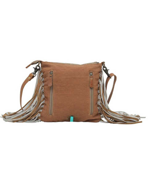Image #2 - Myra Bag Women's Taupe Shape Concealed Carry Crossbody Bag , Multi, hi-res