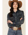 Image #1 - Wrangler Women's Long Sleeve Vintage Denim Shirt, Indigo, hi-res