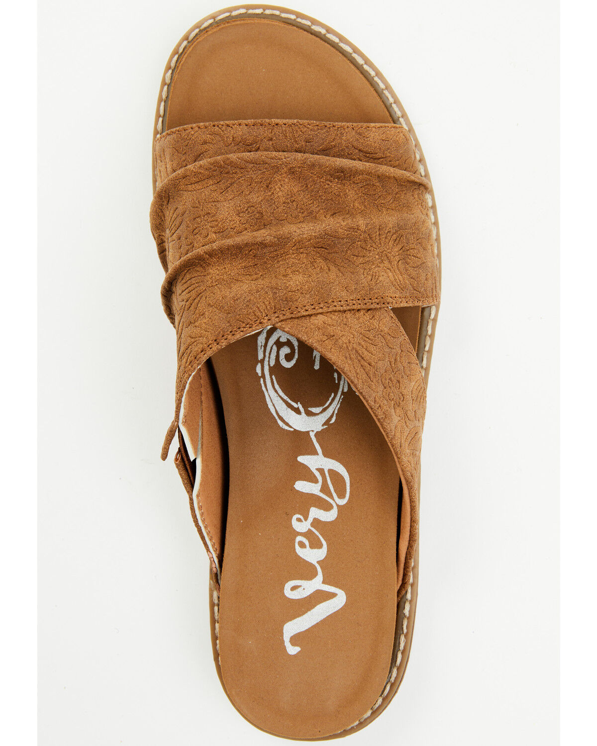 Image #6 - Very G Women's Jolene Tooled Sandals, Tan, hi-res