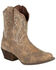 Image #1 - Durango Women's Crush Fashion Booties - Round Toe, Tan, hi-res