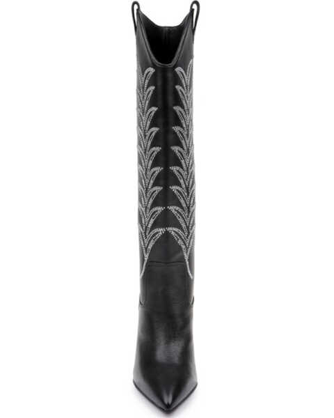 Image #3 - Daniel X Diamond Women's The Tall T Leather Western Boots - Pointed Toe, Black, hi-res