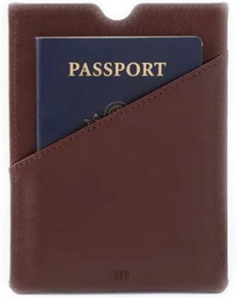 Hobo Men's Passport Holder, Brown, hi-res