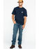 Image #6 - Carhartt Men's Loose Fit Heavyweight Logo Pocket Work T-Shirt, Navy, hi-res