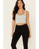 Image #2 - Fornia Women's High Waist Leggings With Side Pockets, Black, hi-res