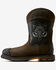 Image #2 - Ariat Men's WorkHog &reg; Full Boar Waterproof Pull-On Work Boots - Composite Toe, Brown, hi-res
