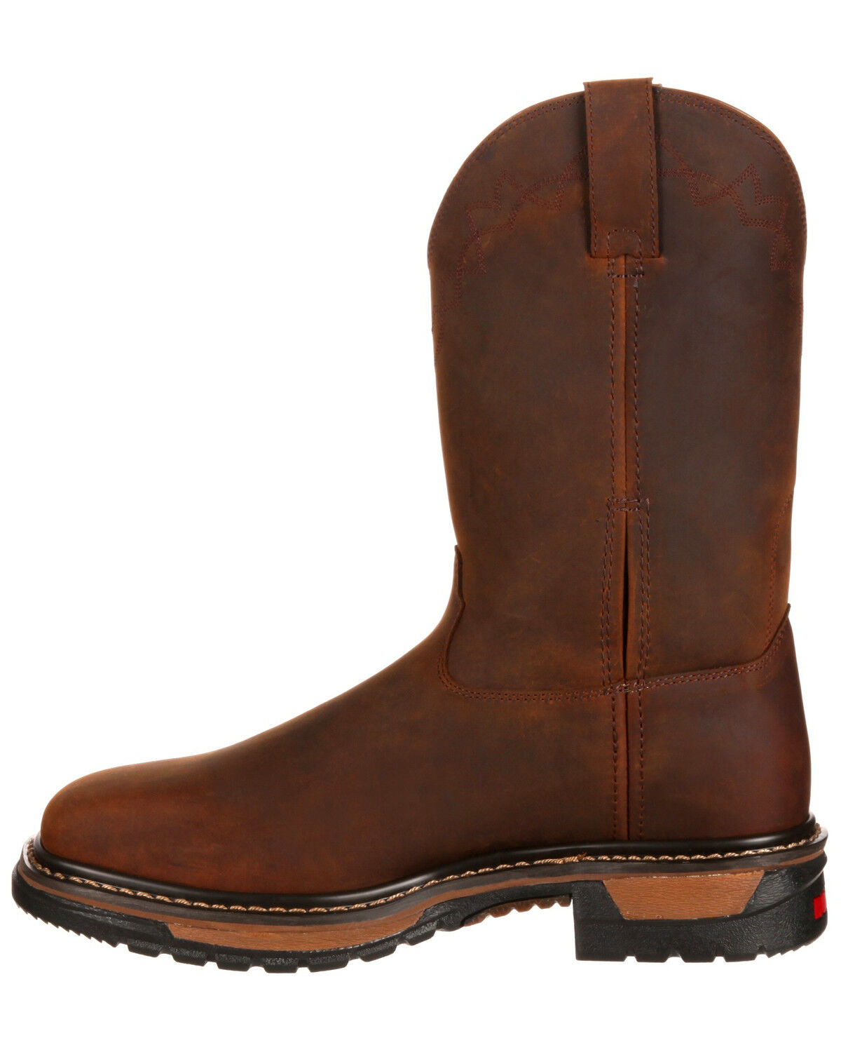 rocky square steel toe boots