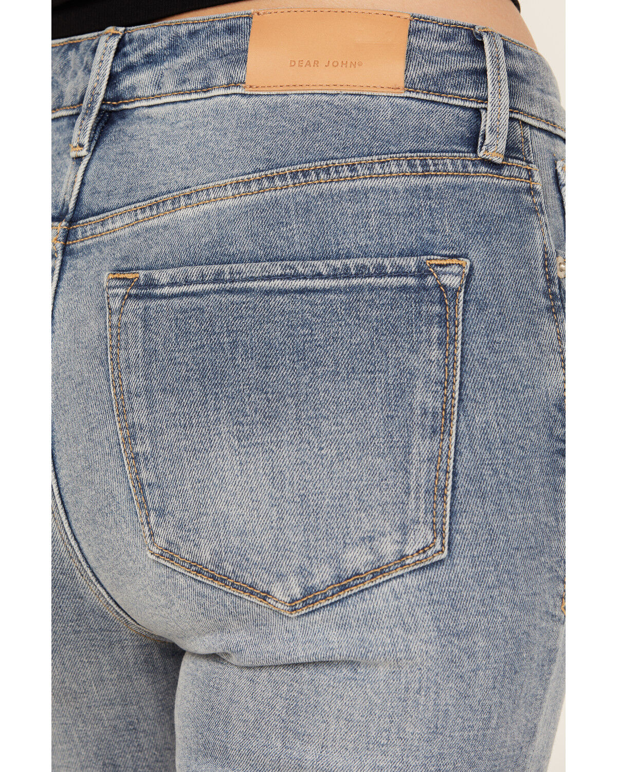Image #4 - Dear John Women's Jaxtyn Medium Wash Mid Rise Bootcut Stretch Denim Jeans, Medium Wash, hi-res