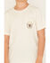 Image #3 - Sable Sky Boys' Howdy Short Sleeve Graphic T-Shirt, Cream, hi-res