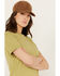 Image #2 - Carhartt Women's Loose Fit Heavyweight Short Sleeve Pocket T-Shirt, Olive, hi-res