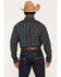 Image #4 - Ariat Men's Pro Series Duff Plaid Print Long Sleeve Button-Down Western Shirt - Tall, Chocolate, hi-res