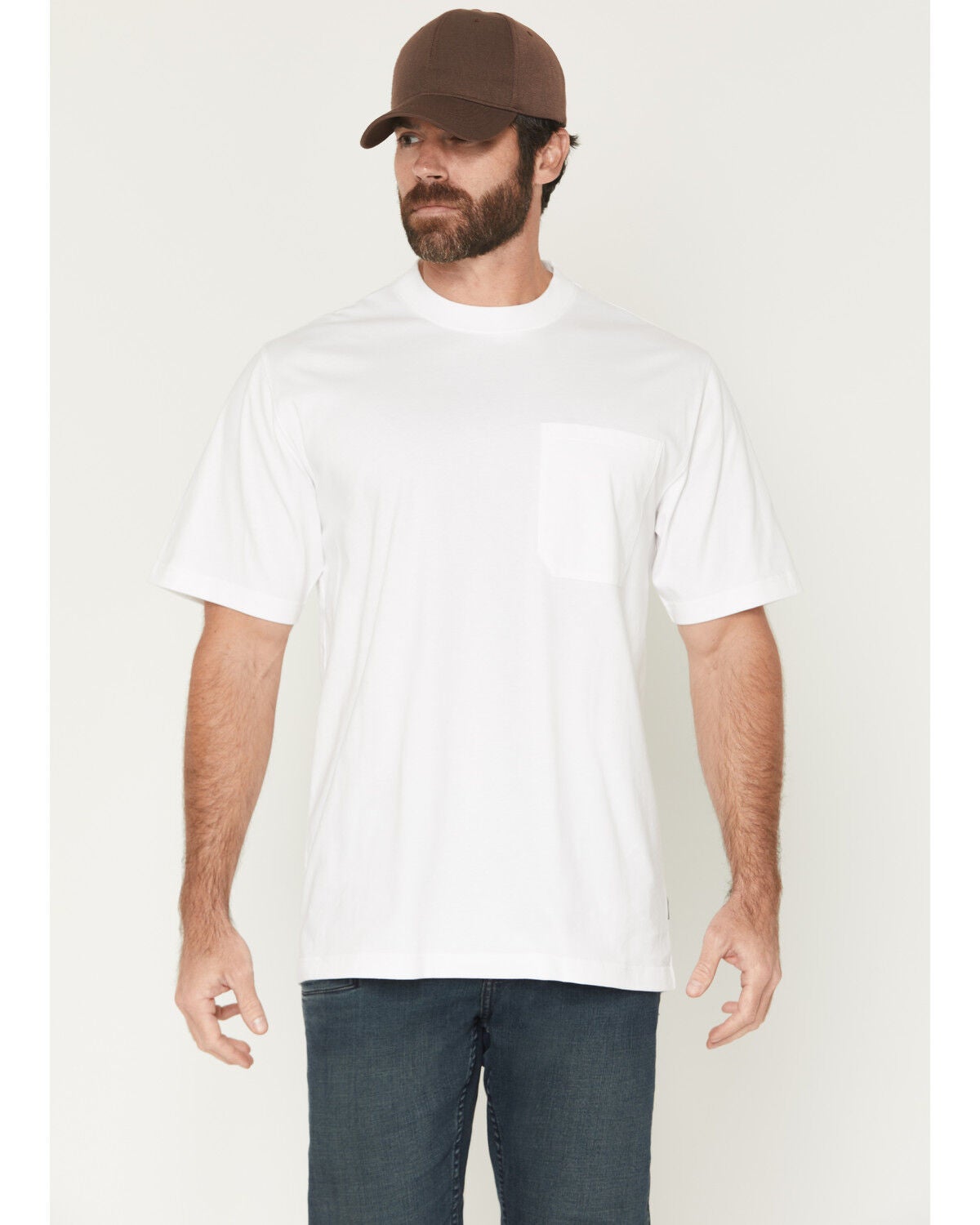 Image #2 - Hawx Men's Scream Short Sleeve Graphic Work T-Shirt, White, hi-res