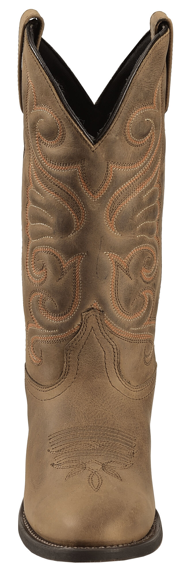 Image #4 - Laredo Women's Bridget Western Boots - Round Toe, Tan, hi-res