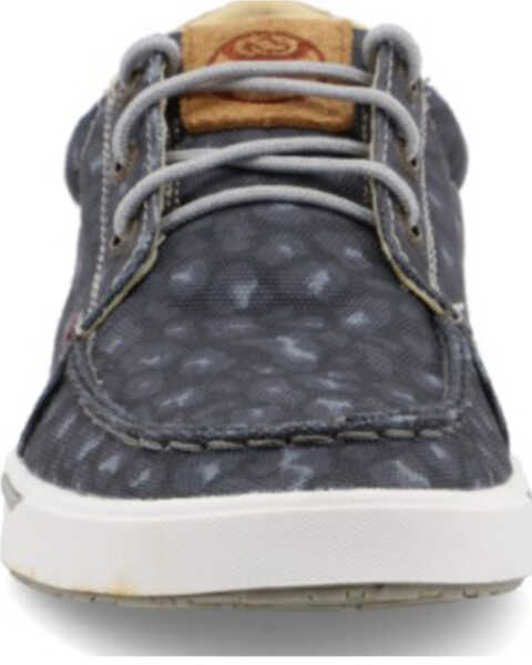 Image #4 - Hooey by Twisted X Women's Leopard Print Causal Lopers, Black, hi-res