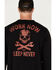 Image #4 - Hawx Men's Never Sleep Long Sleeve Graphic T-Shirt, Black, hi-res