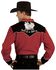 Scully Poker Cards Embroidered Retro Western Shirt - Big, Red, hi-res