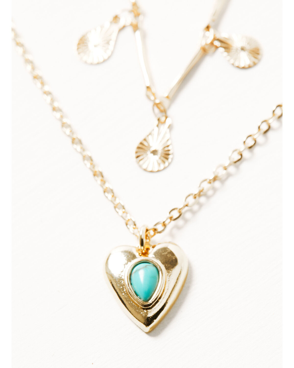 Image #2 - Shyanne Women's Golden Charm Necklace Set - 2 Piece, Gold, hi-res