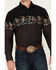 Image #3 - Roper Men's Vintage Horse Border Print Long Sleeve Snap Western Shirt, Black, hi-res