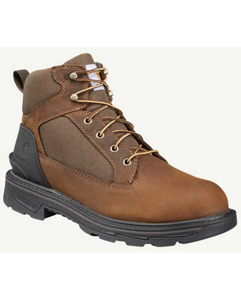 Image #1 - Carhartt Men's Ironwood 6" Work Boot- Soft Toe, Brown, hi-res