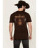 Image #4 - Moonshine Spirit Men's Come Alive Short Sleeve Graphic T-Shirt, Brown, hi-res