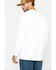 Image #3 - Carhartt Men's Workwear Long-Sleeve Pocket T-Shirt - Big, White, hi-res