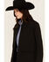 Image #2 - Shyanne Women's Solid Softshell Lined Zip-Up Jacket, Black, hi-res