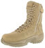 Reebok Women's Stealth 8" Lace-Up Side-Zip Work Boots - Composite Toe, Desert Khaki, hi-res